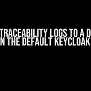 Sending Traceability Logs to a Different File Than the Default Keycloak Log File